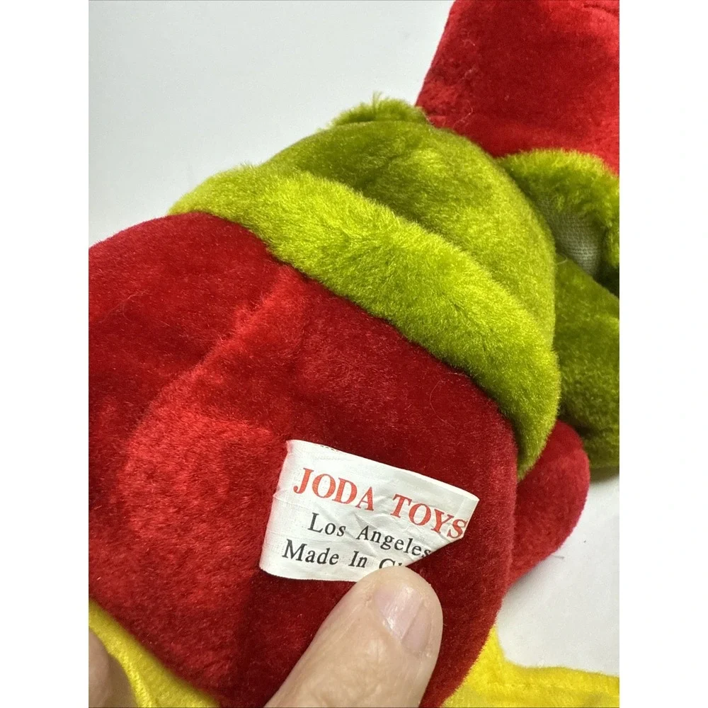 Dwarf Plush Reading Joda Toys red‎ hat sitting 12x9 In